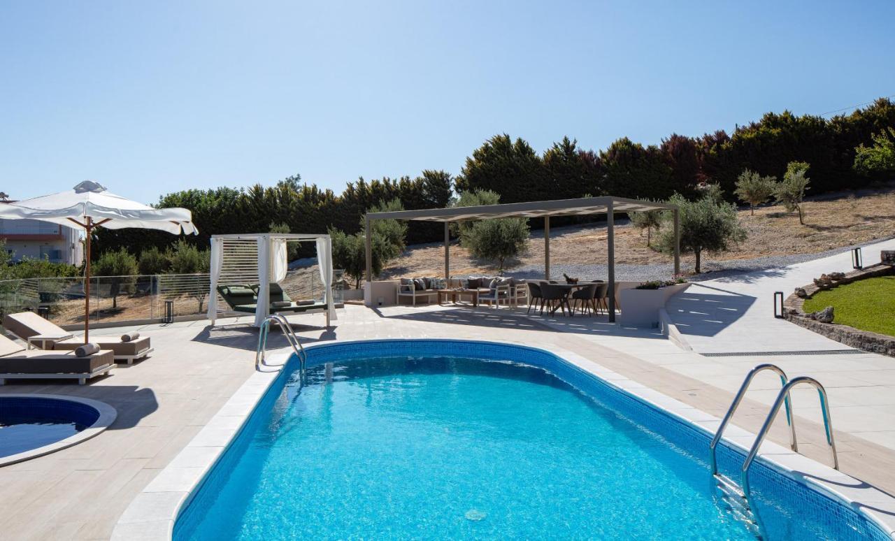 Villa Natura - With Private Heated Pool Tria Monastiria Exteriör bild